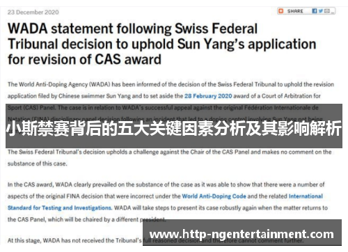 小斯禁赛背后的五大关键因素分析及其影响解析